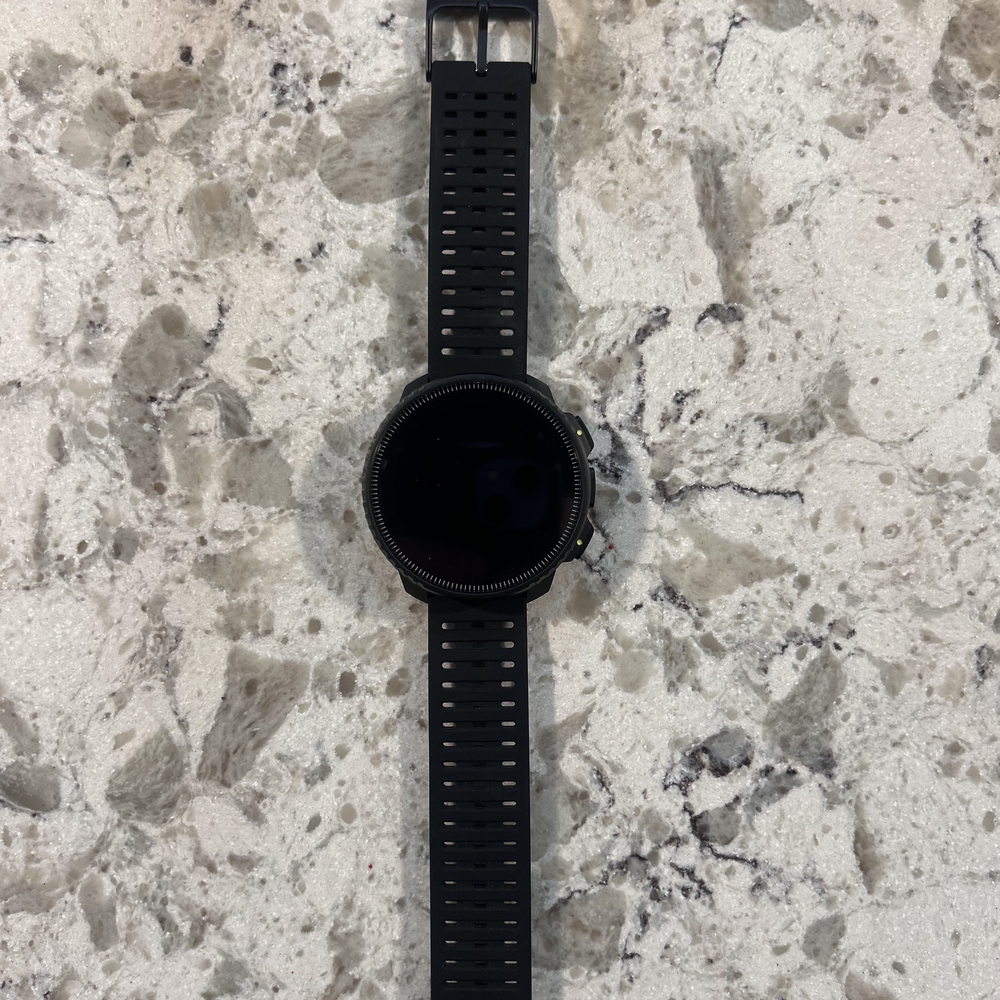 Suunto Black Smartwatch with Perforated Band
